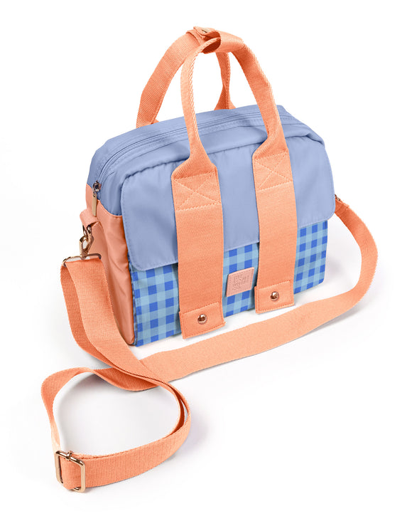 Lunch Tote - Blueberry Jam Colourblock