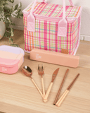 Cutlery Kit - Rose Gold with Blush Handle